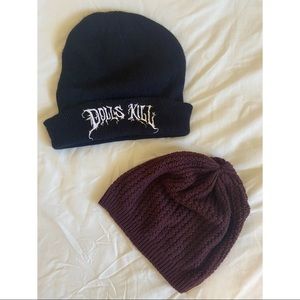 Two beanies for women